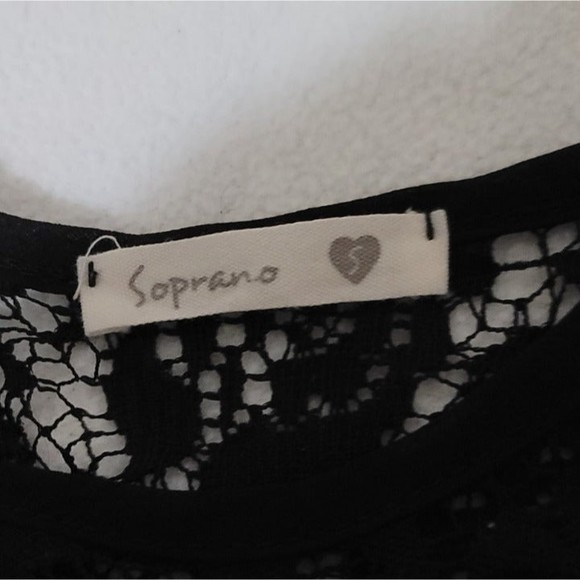 Soprano Floral Lace flowy blouse boho top S - Picture 11 of 11